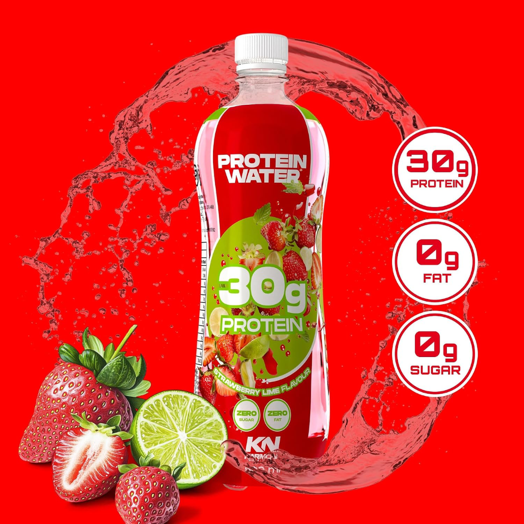 NXT Nutrition KN Protein Water 12x500ml Strawberry & Lime