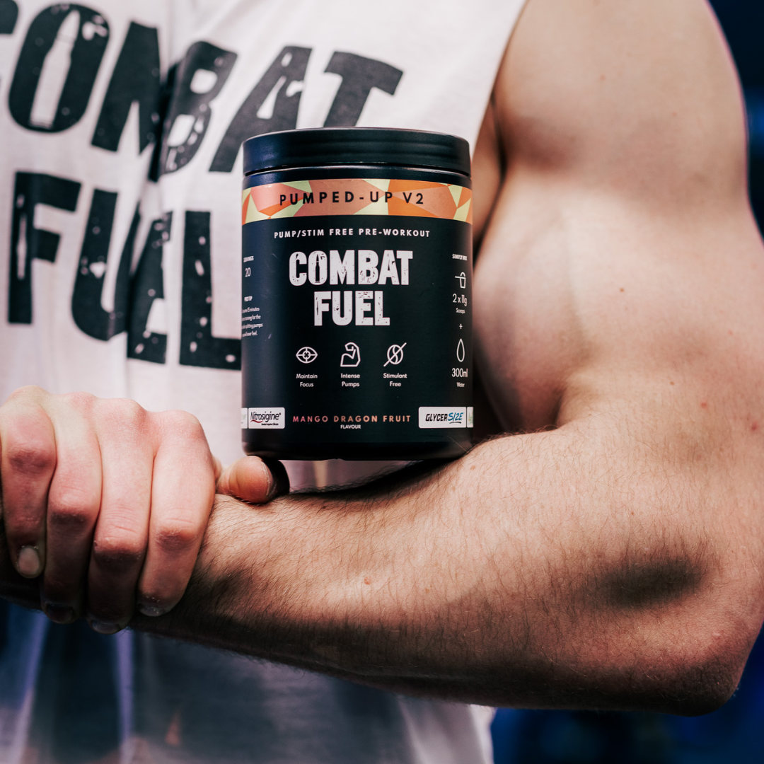 Combat Fuel Pumped-Up V2 500g Strawberry & Lime V2