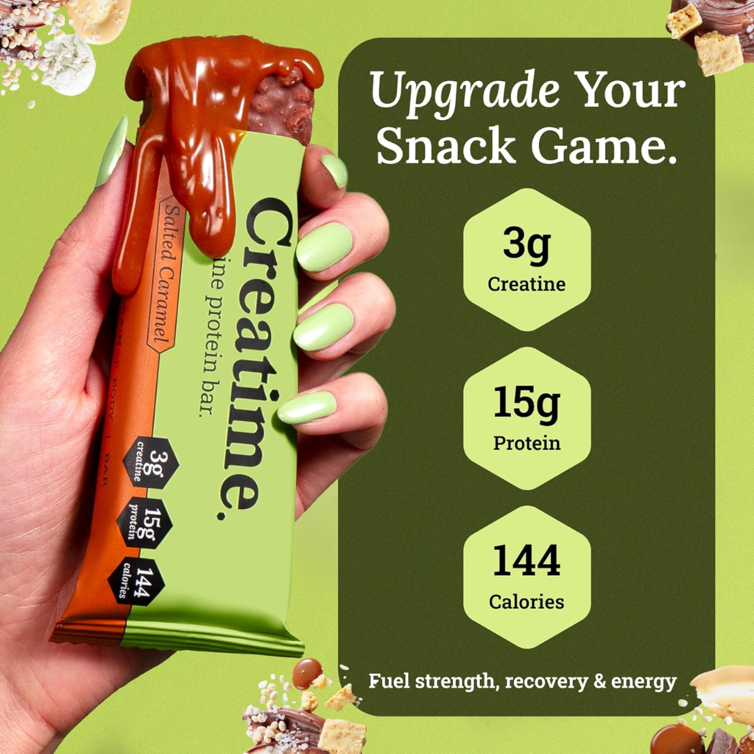 Creatime Creatine Protein Bar 12x50g Salted Caramel