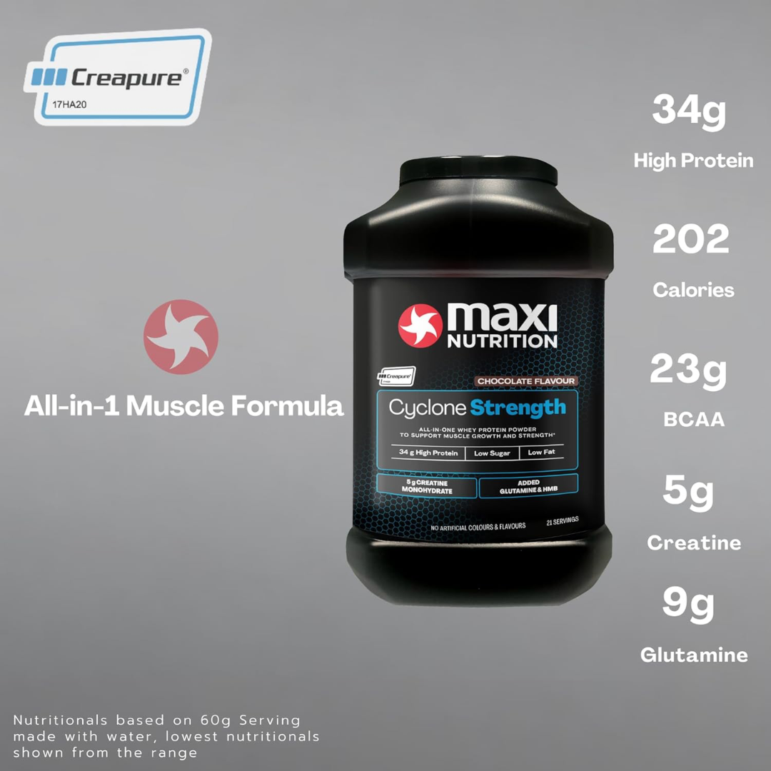 MaxiNutrition Cyclone Powder 1260g - Chocolate