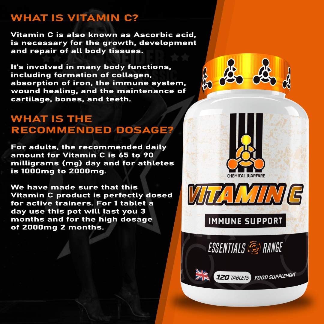 Chemical Warfare Vitamin C 120 Tabs