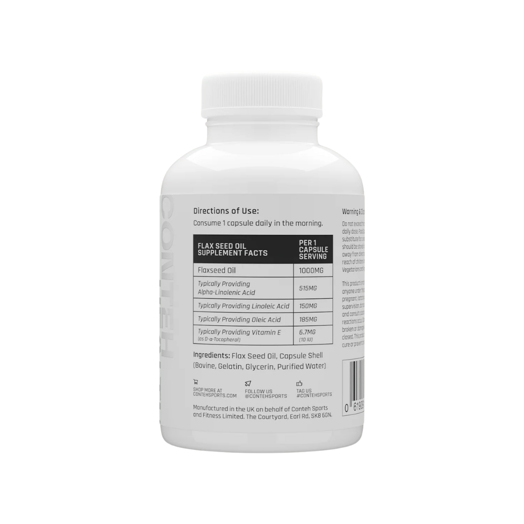 Conteh Sports Flax Seed Oil 60 Caps