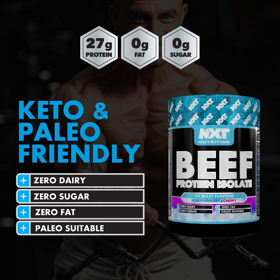 NXT Nutrition Beef Protein Isolate 540g Ice Blast
