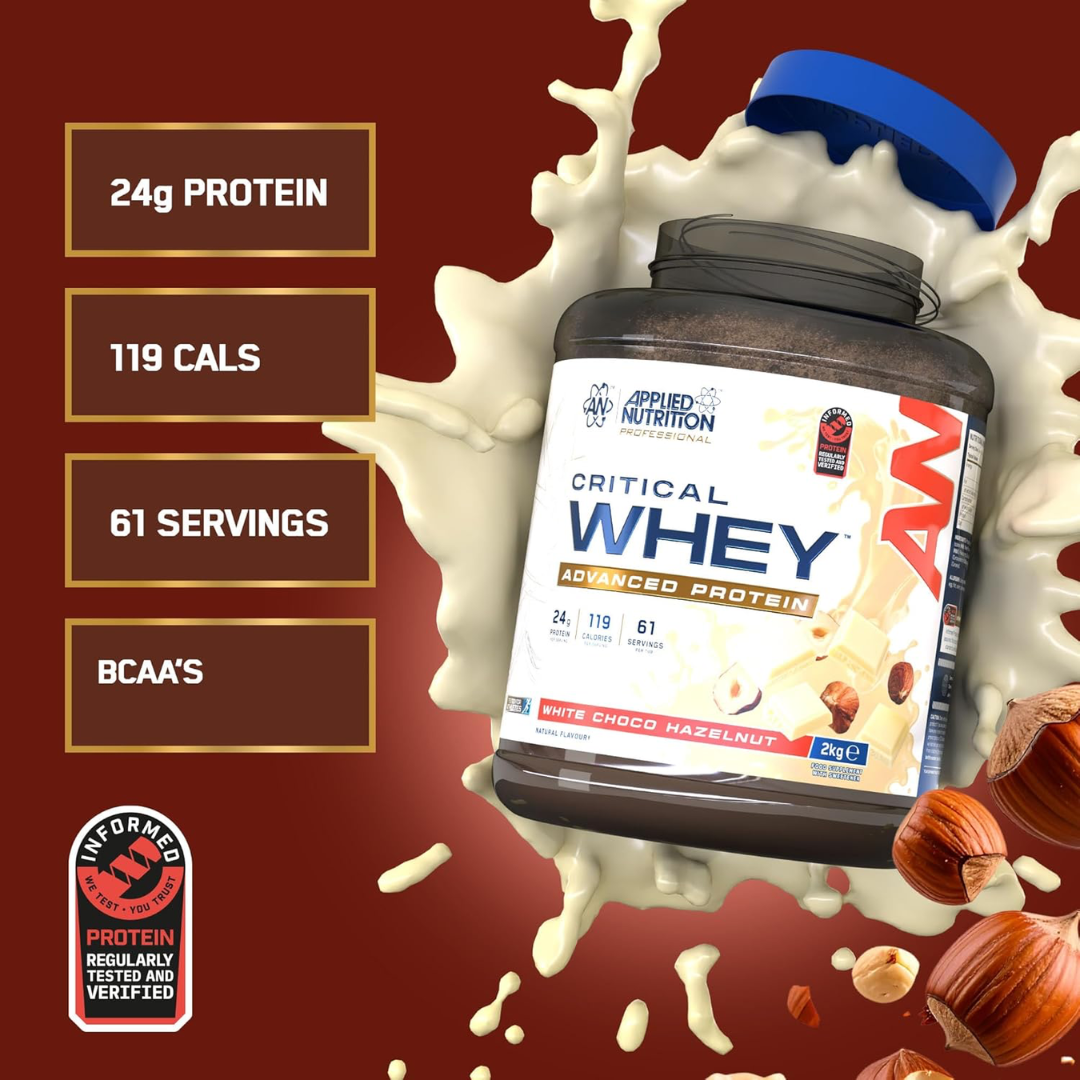Applied Nutrition Critical Whey 2kg - White Choco Hazelnut