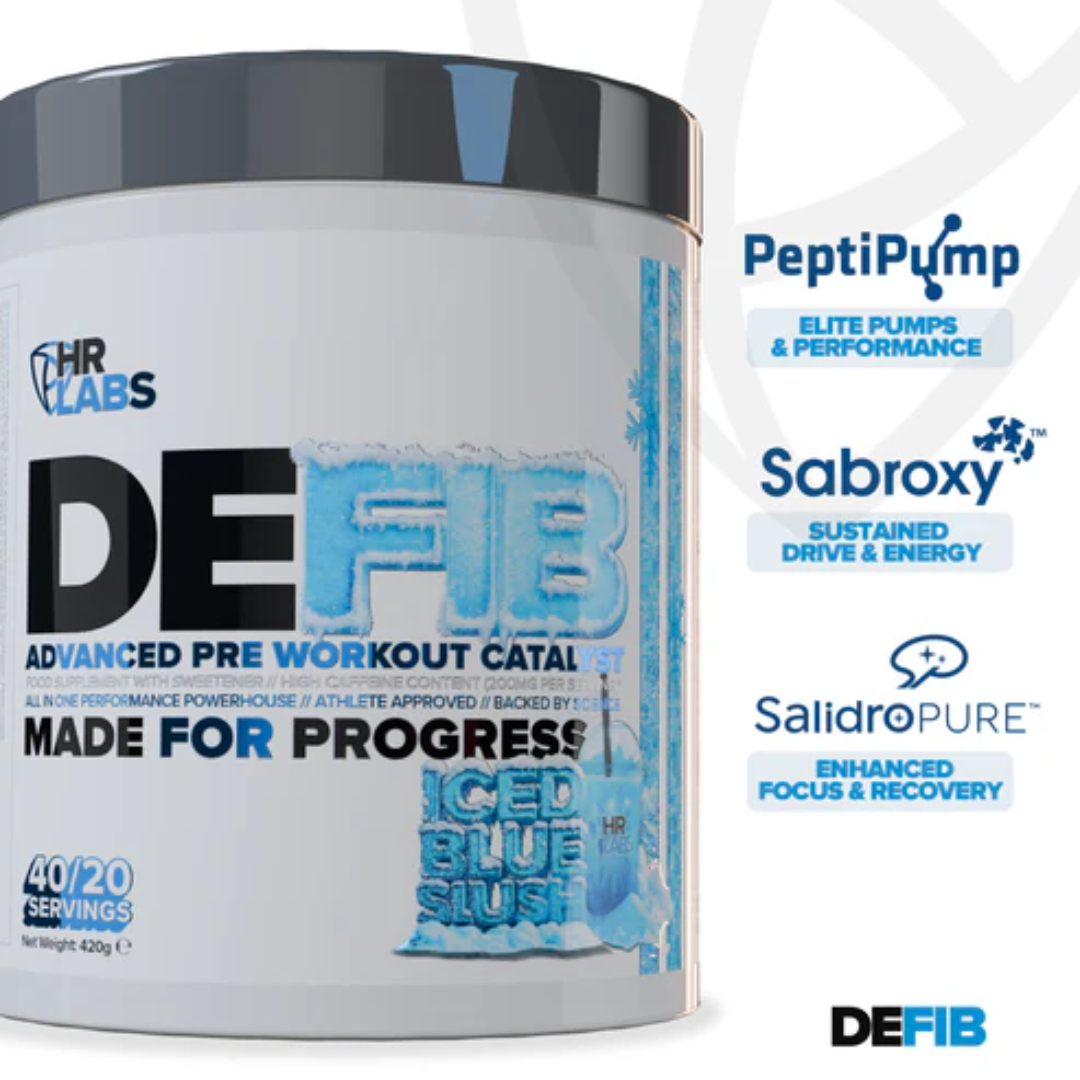 HR Labs DEFIB 420g Iced Blue Slush