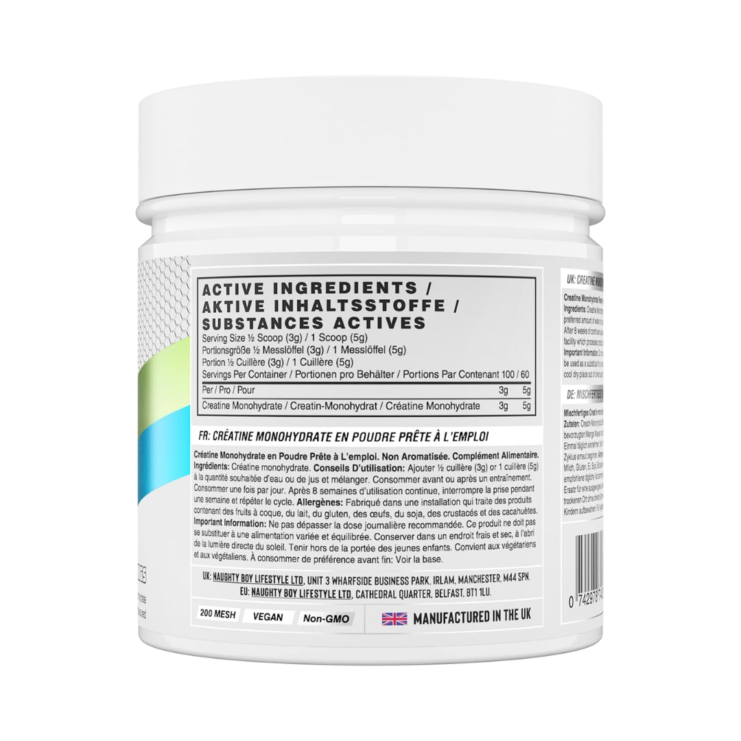 Naughty Boy Prime Creatine 300g Unflavoured