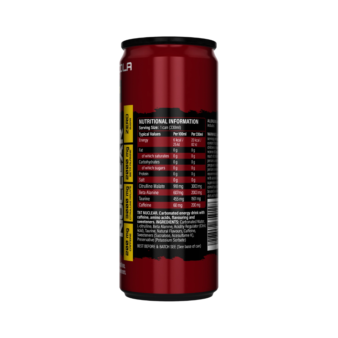 NXT Nutrition TNT Nuclear 12x330ml Cherry Cola