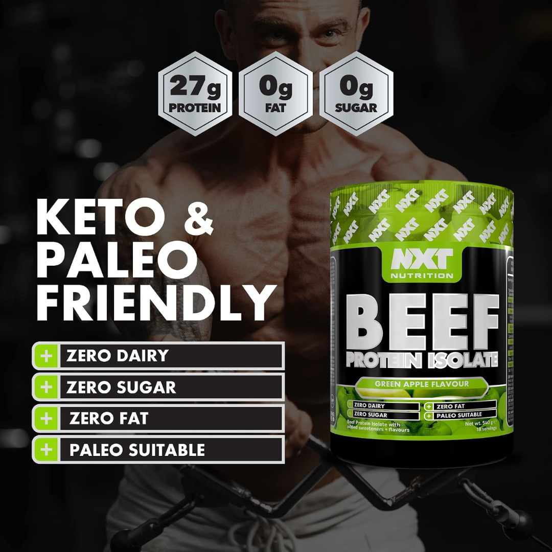 NXT Nutrition Beef Protein Isolate 540g Apple