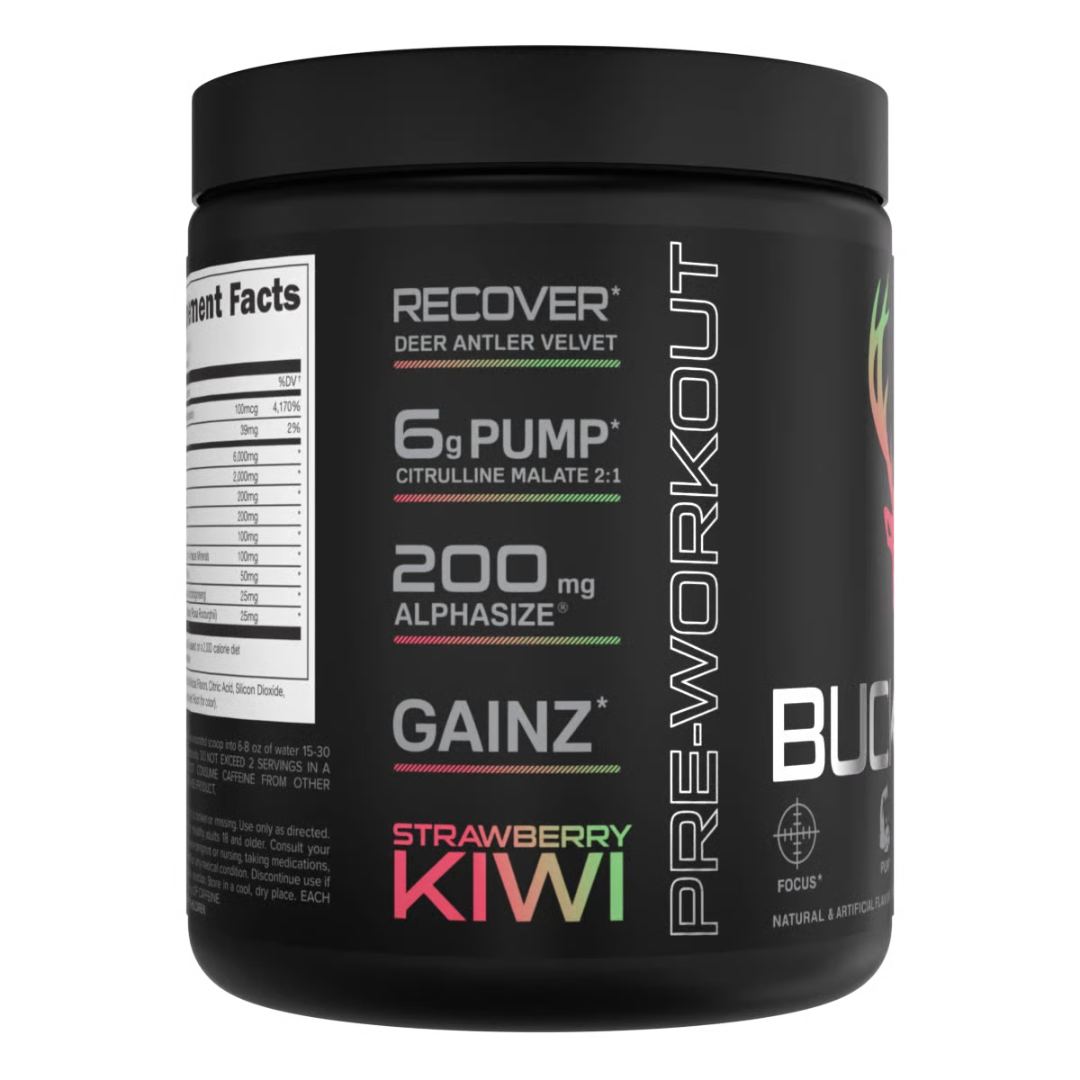 Bucked Up 280g 25 Servings - Strawberry Kiwi