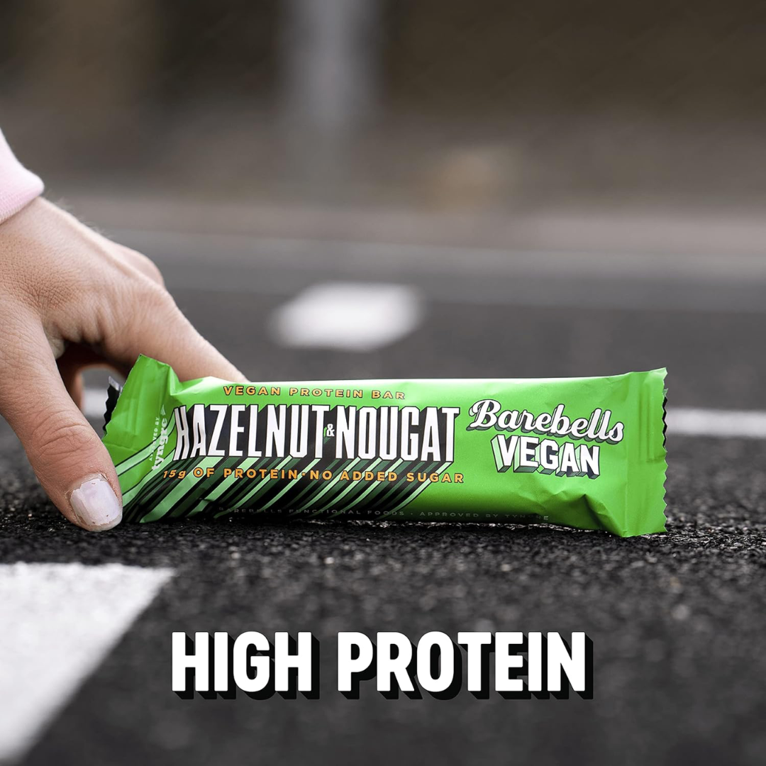 Barebells Vegan Protein Bar 12x55g Hazelnut Nougat