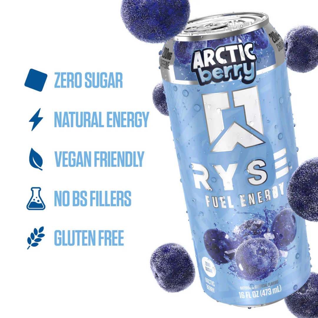 RYSE Fuel Energy 12x473ml Arctic Berry