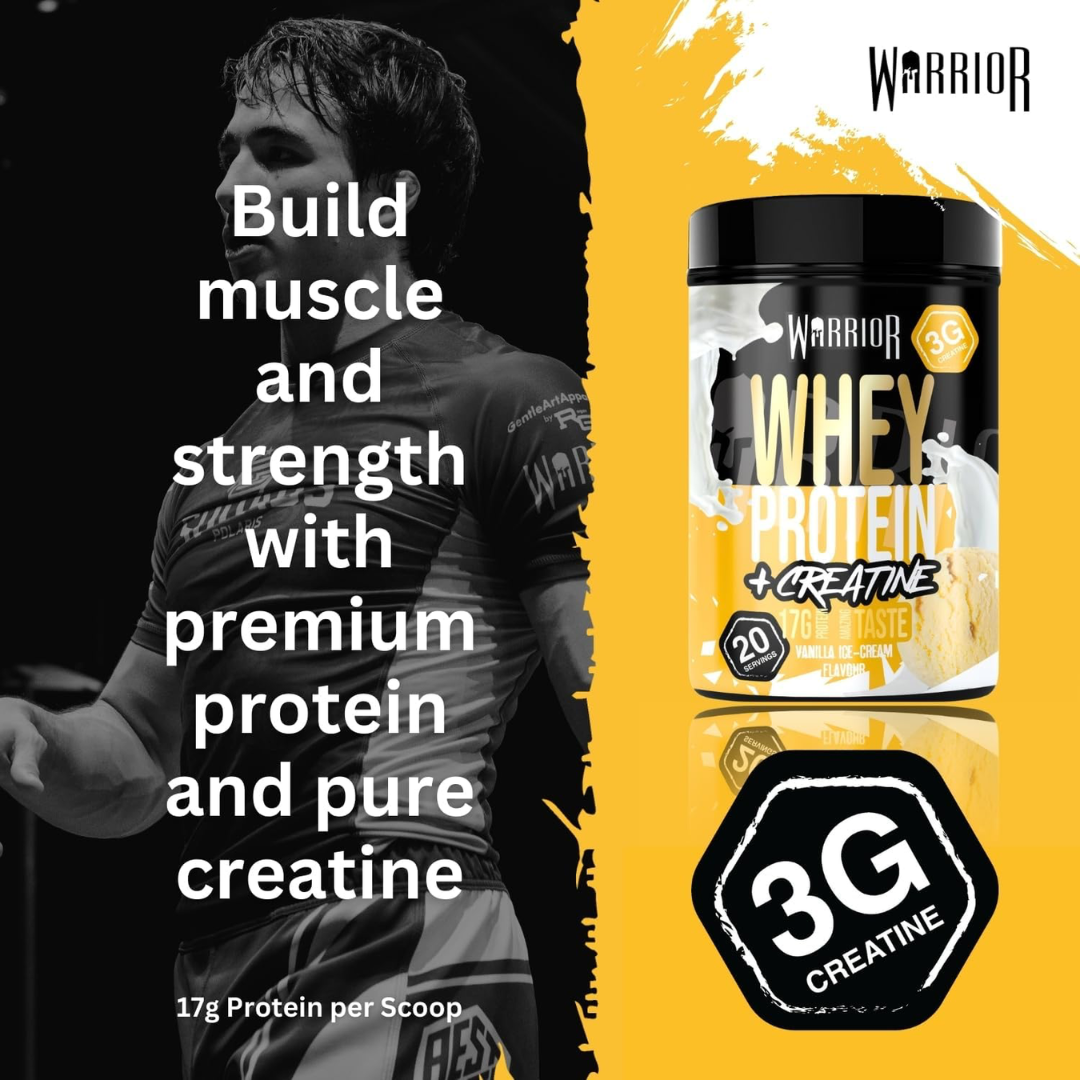 Warrior Creatine Plus Whey 500g Vanilla Milkshake