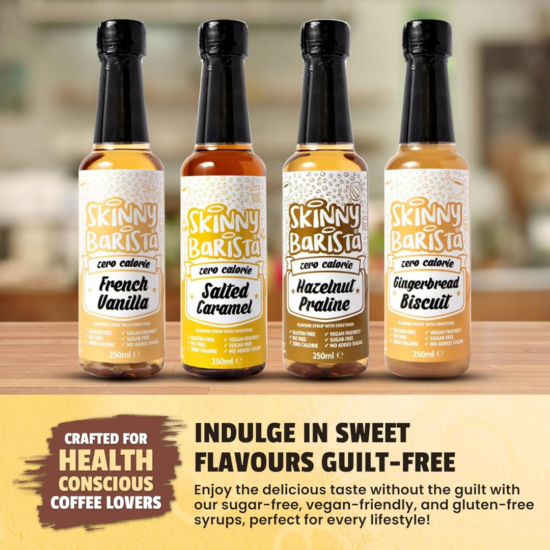 The Skinny Food Co Sugar Free Coffee Syrup 250ml Gingerbread Biscuit