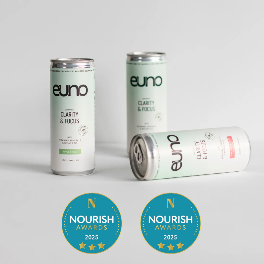 Euno Clarity & Focus Nootropics Drink 12x250ml Apple Acai