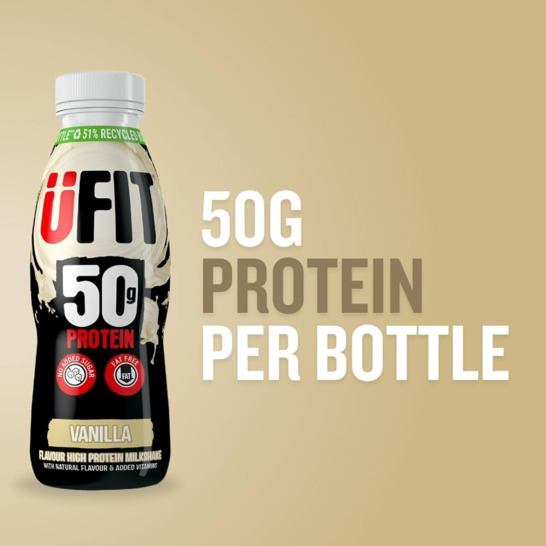 UFIT Protein RTD 8x500ml Vanilla