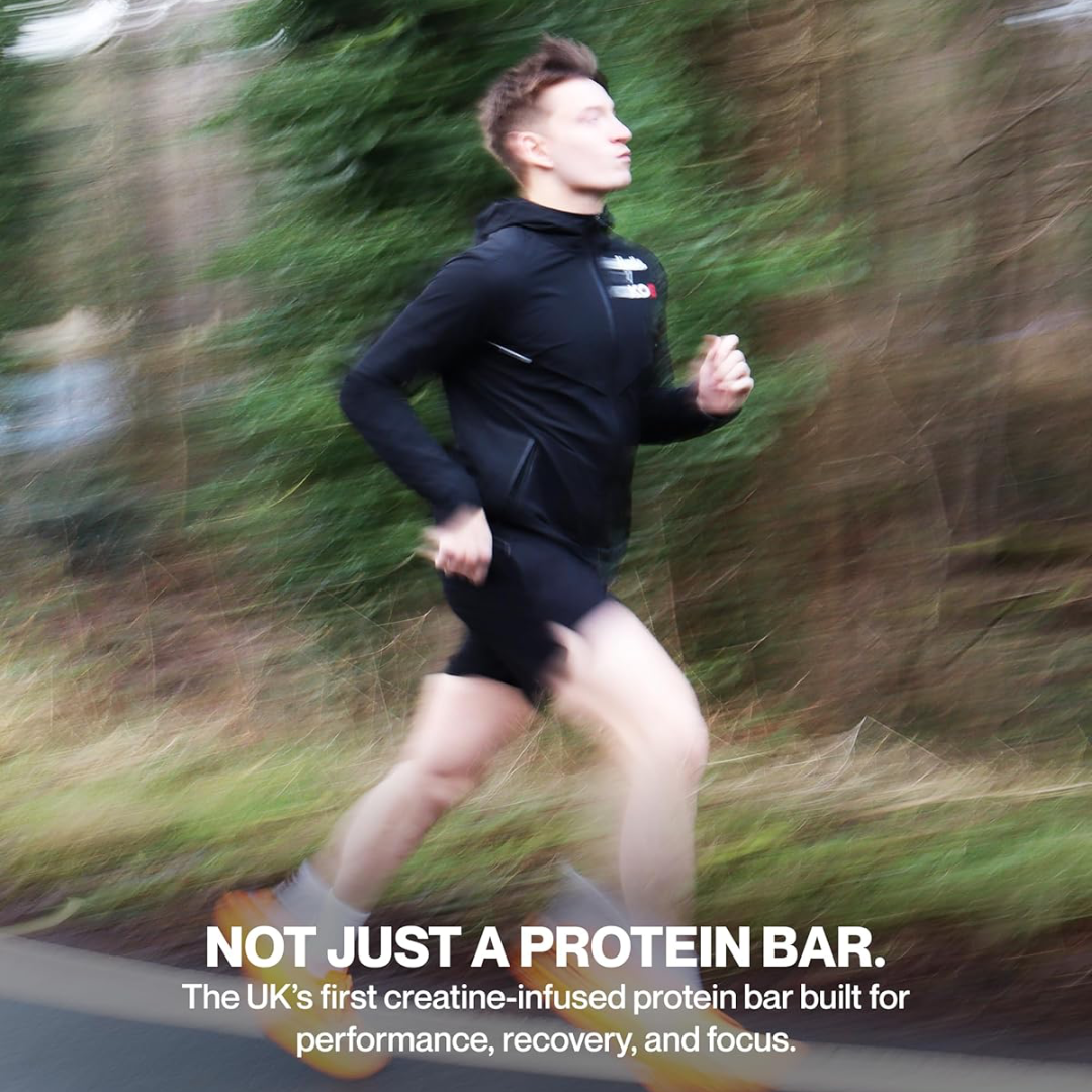 Hustle Creatine Protein Bar 12x75g Salted Caramel
