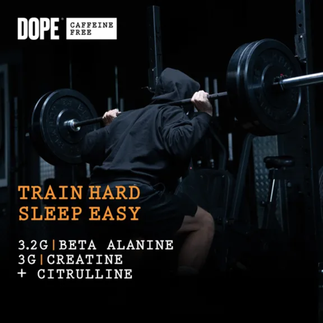 Bulk Dope Pre Workout Caffeine Free 510g Blue Raspberry