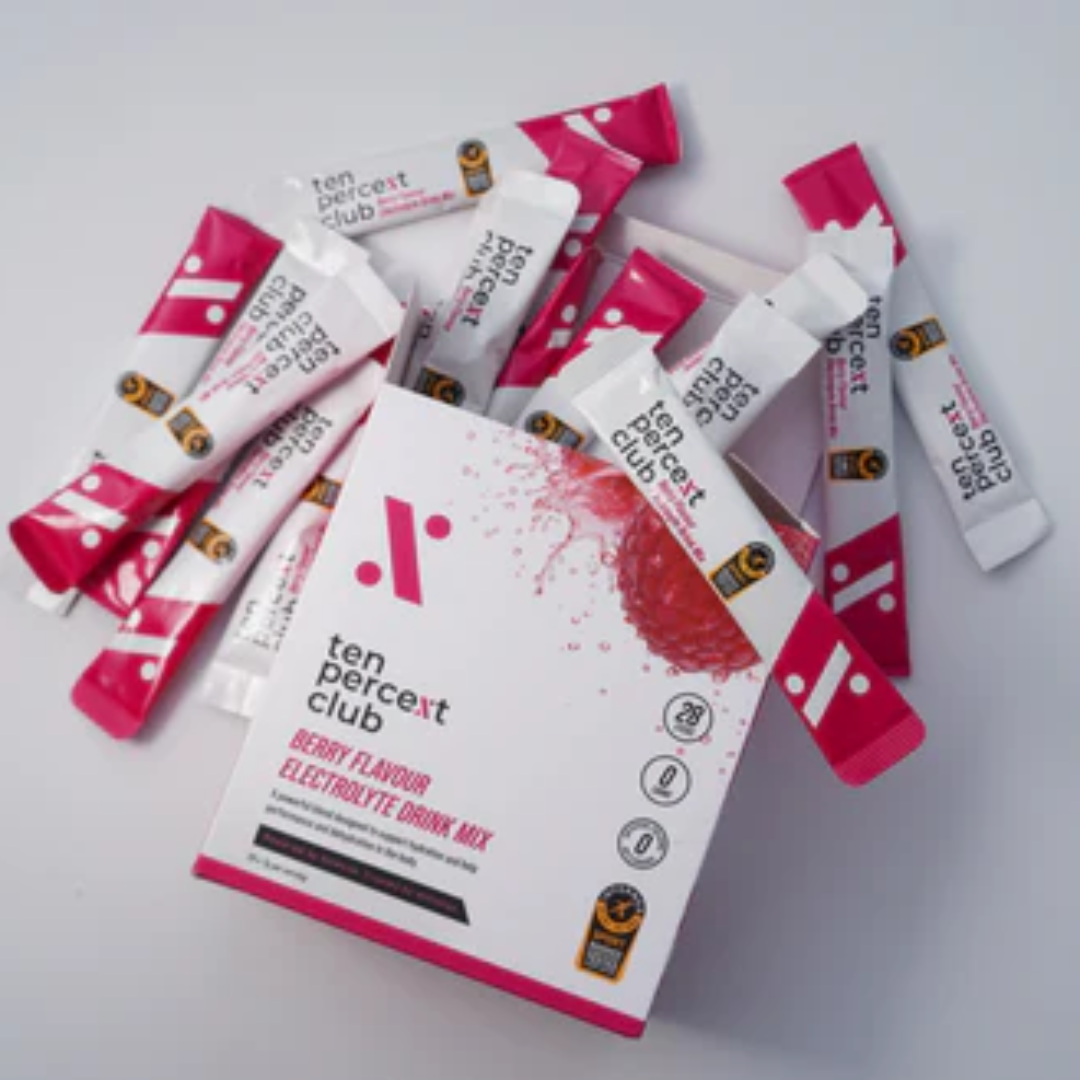 The Ten Percent Club Electrolytes - Mixed Berry 28 Sachets