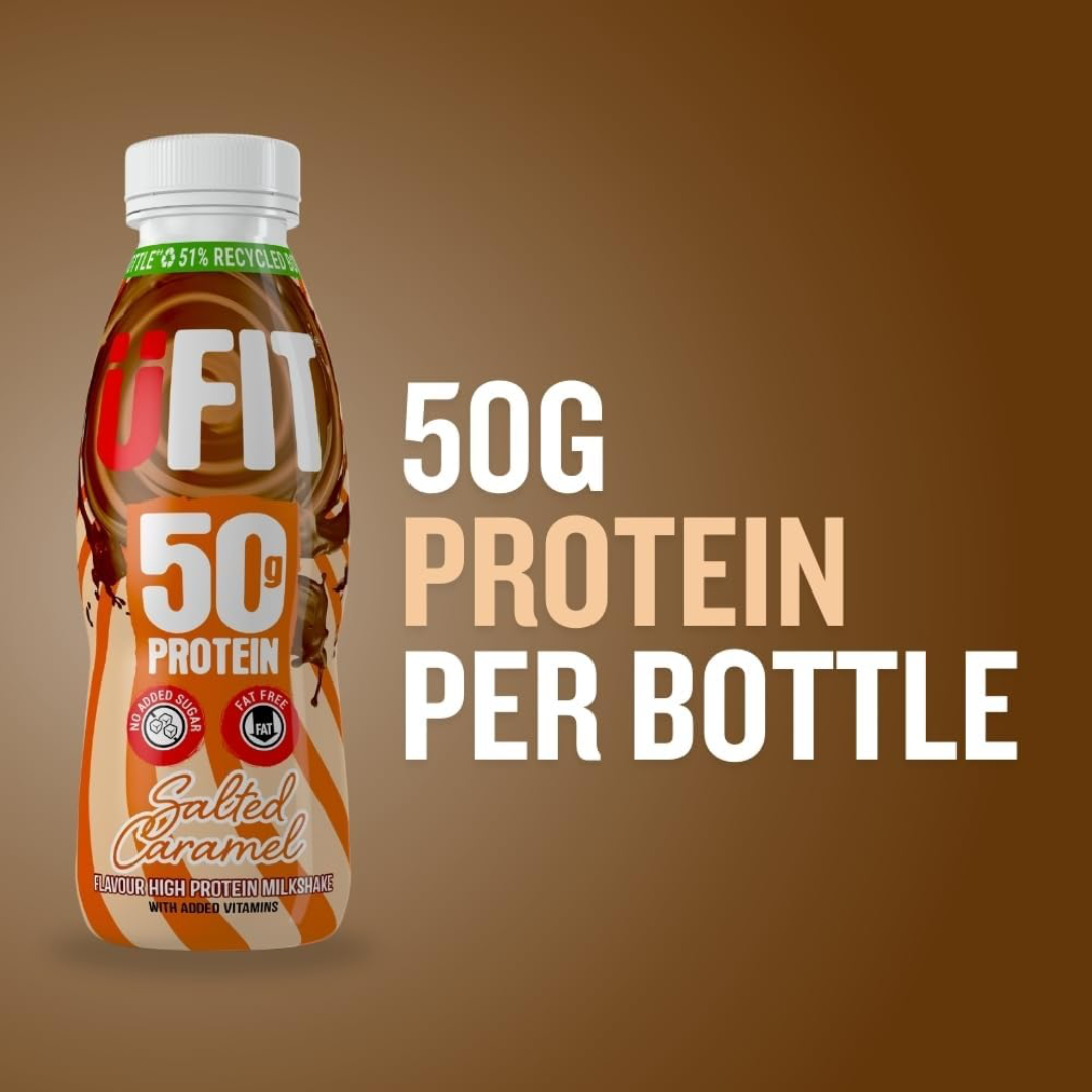 UFIT Protein RTD 8x500ml Salted Caramel