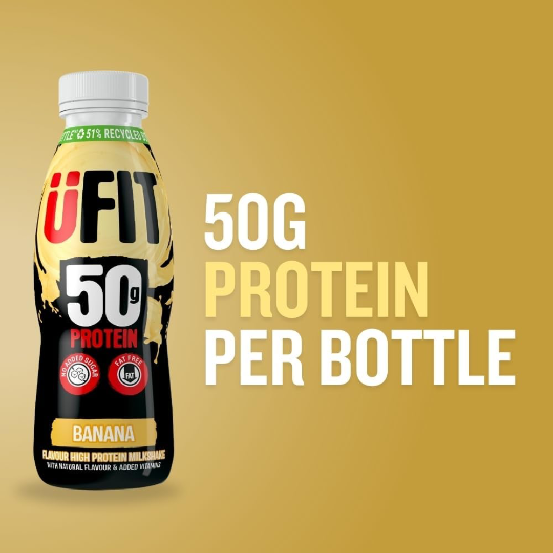 UFIT Protein RTD 8x500ml Banana