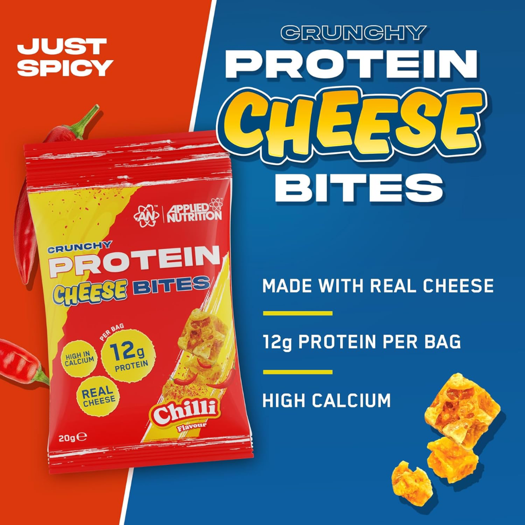 Applied Nutrition Protein Cheese Bites 10x20g Chilli