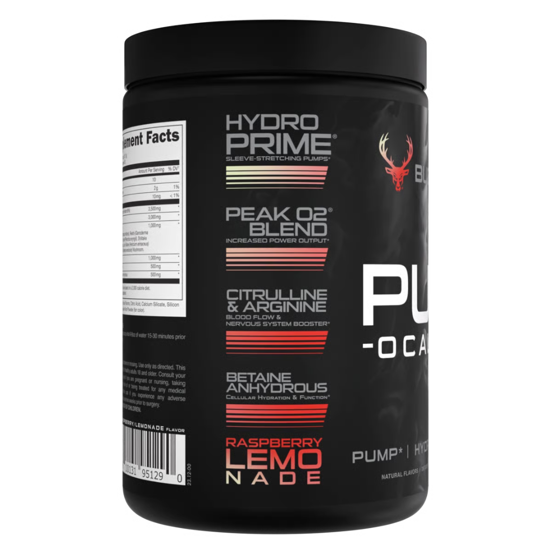 Bucked Up Pump Ocalypse 375g Raspberry Lemonade