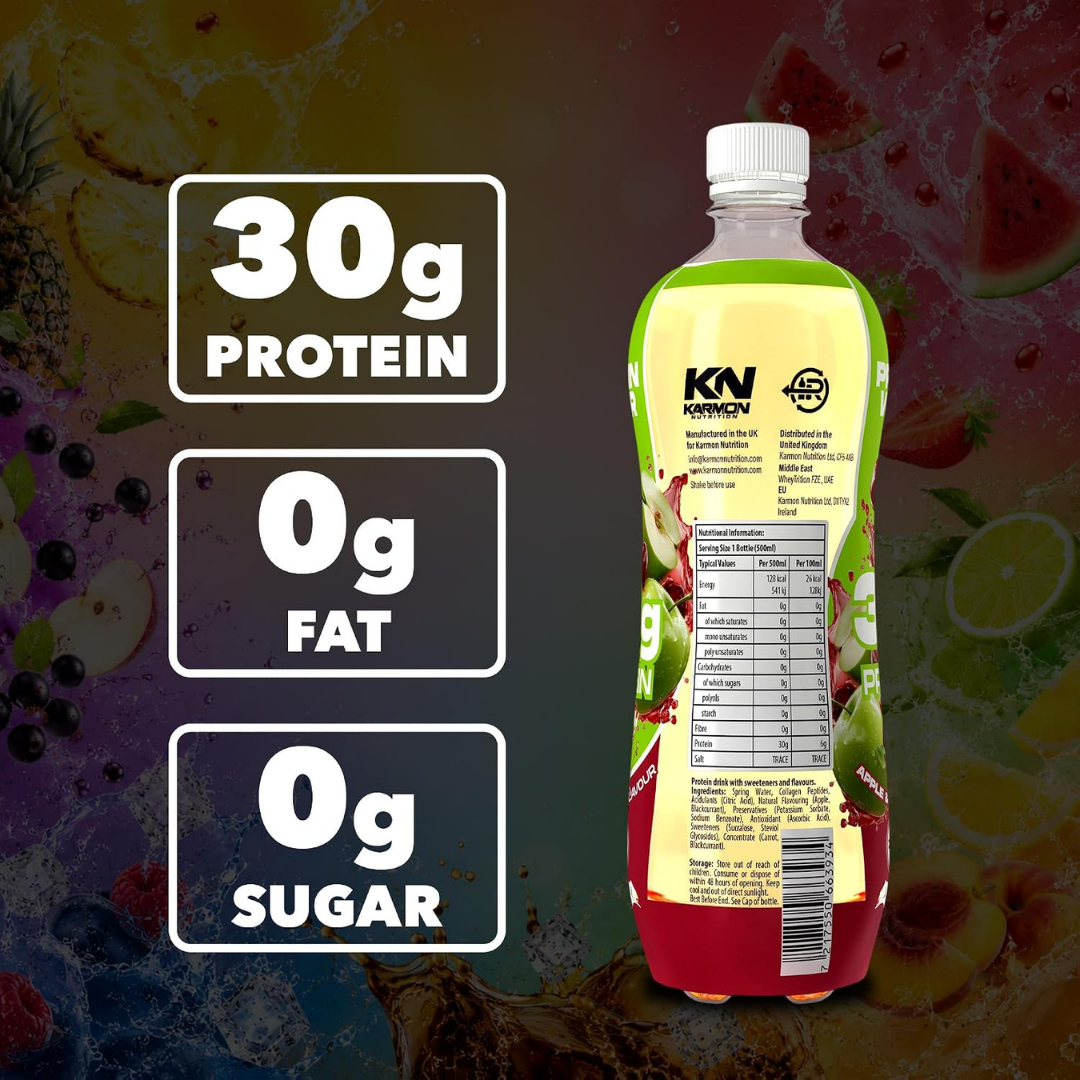 NXT Nutrition KN Protein Water 12x500ml Apple & Cherry
