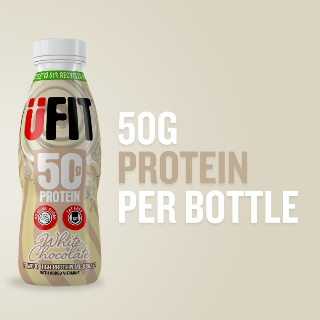 UFIT Protein RTD 8x500ml White Chocolate