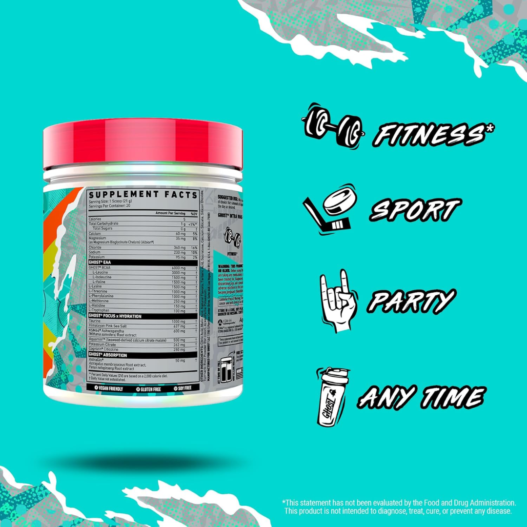Ghost Intra 440g Sour Strips Rainbow Candy