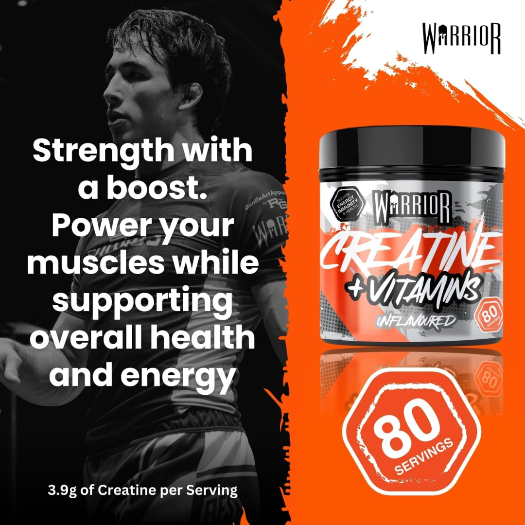 Warrior Creatine Plus Vitamins 360g Unflavoured