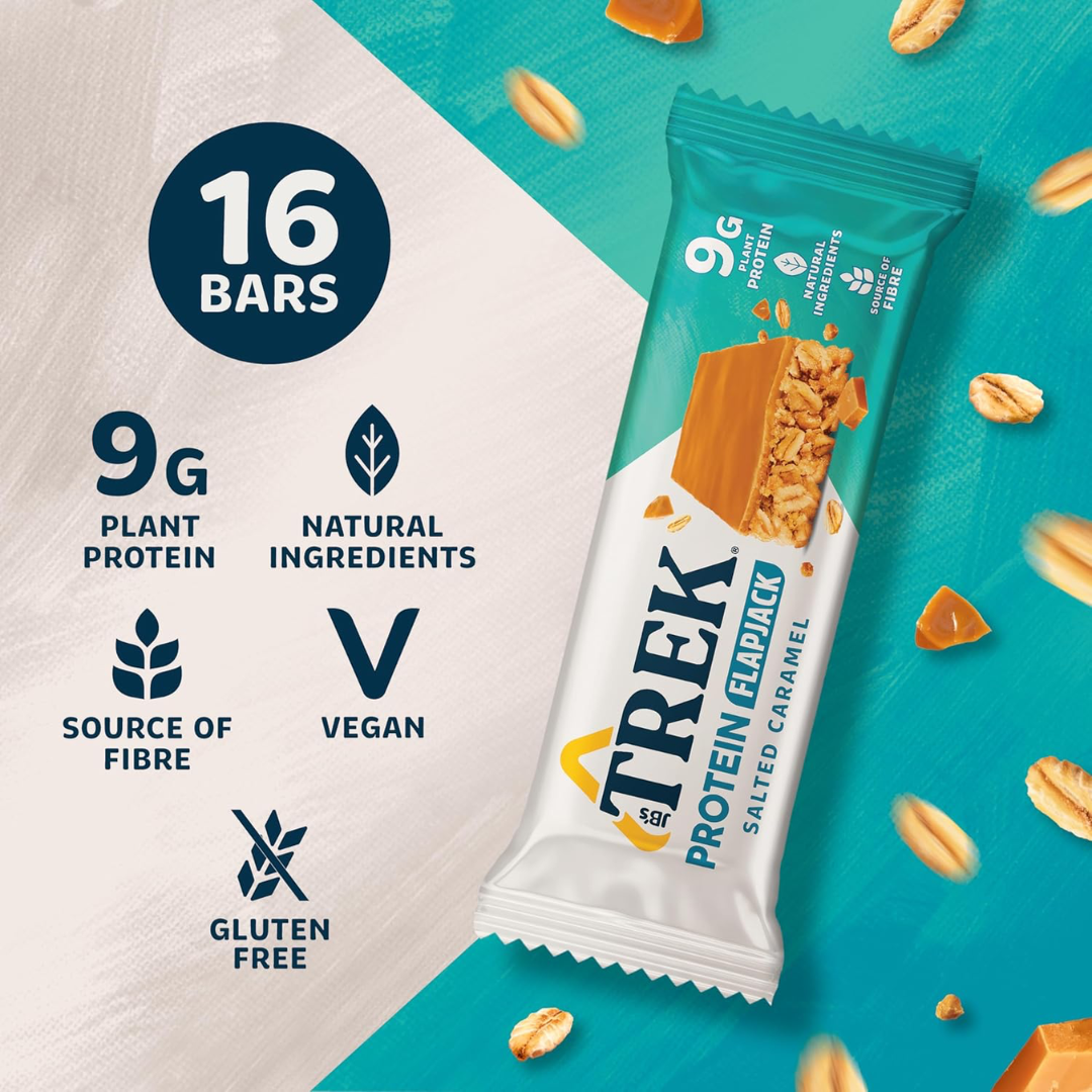 Trek Protein Flapjack 16x50g Salted Caramel