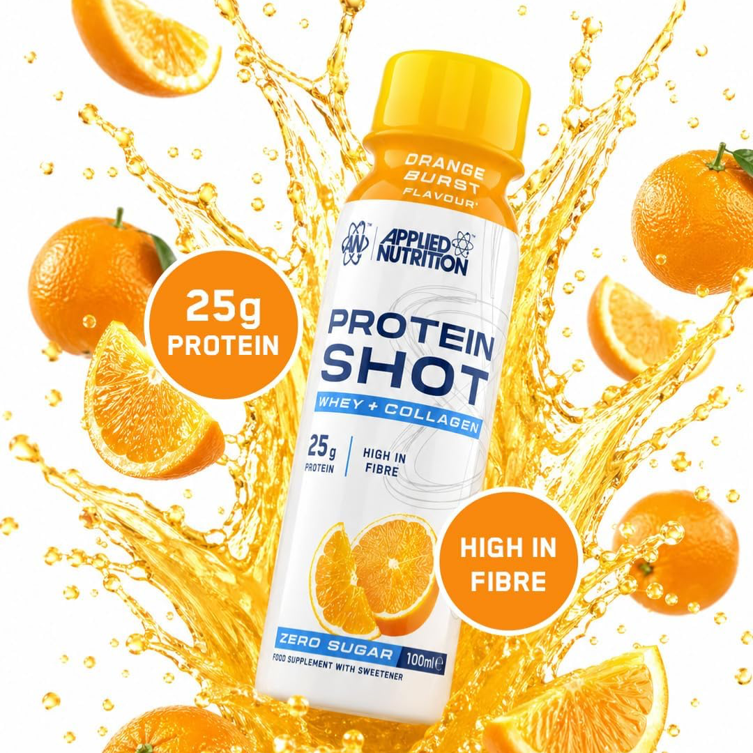 Applied Nutrition Protein Shot 12x100ml Orange Burst