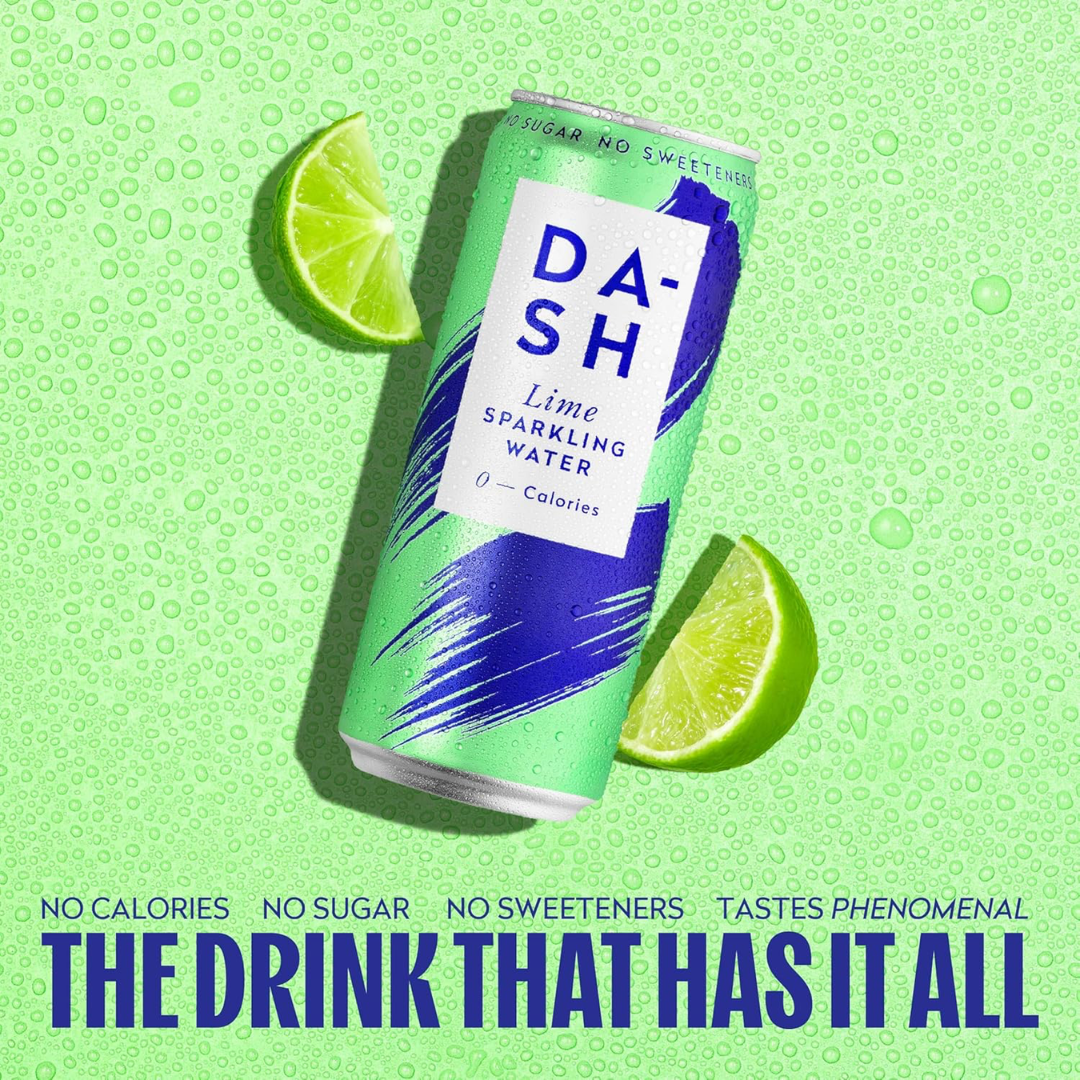 DASH Water 12x330ml Lime