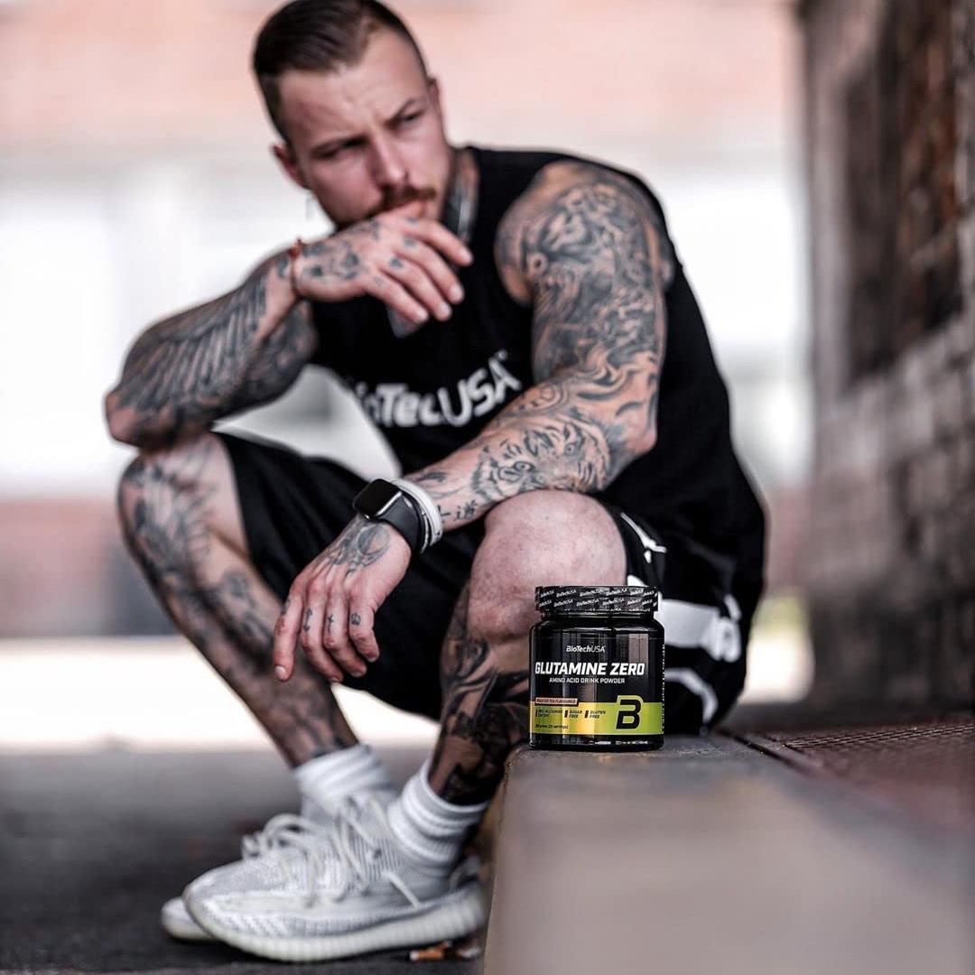 BioTech USA Glutamine Zero 300g Lemon