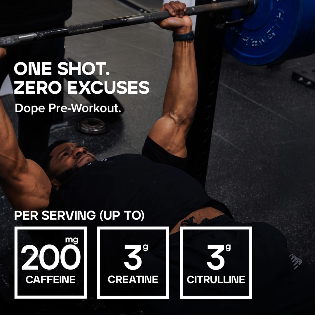 Bulk Dope Pre Workout 510g Blue Raspberry