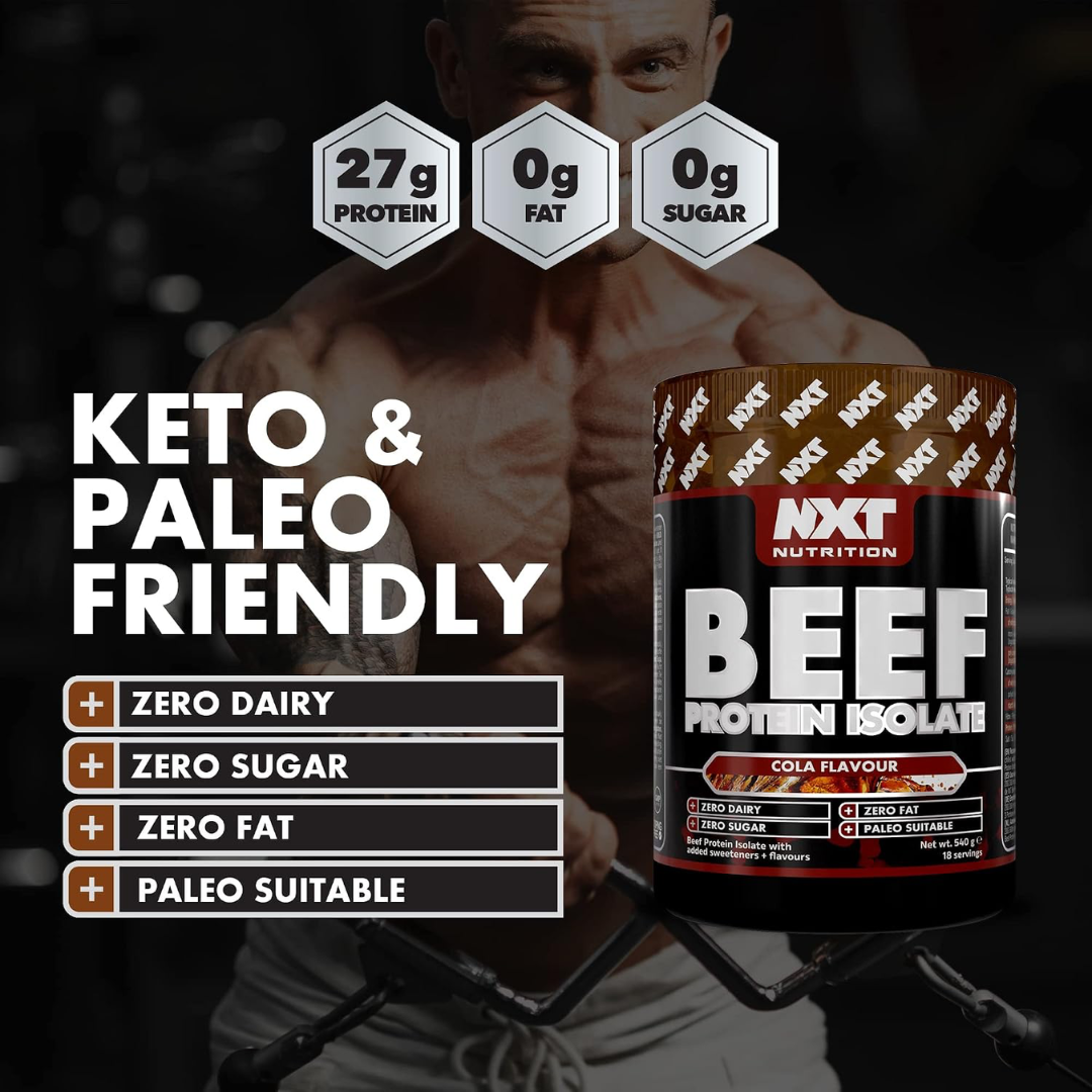 NXT Nutrition Beef Protein Isolate 540g Cherry Cola