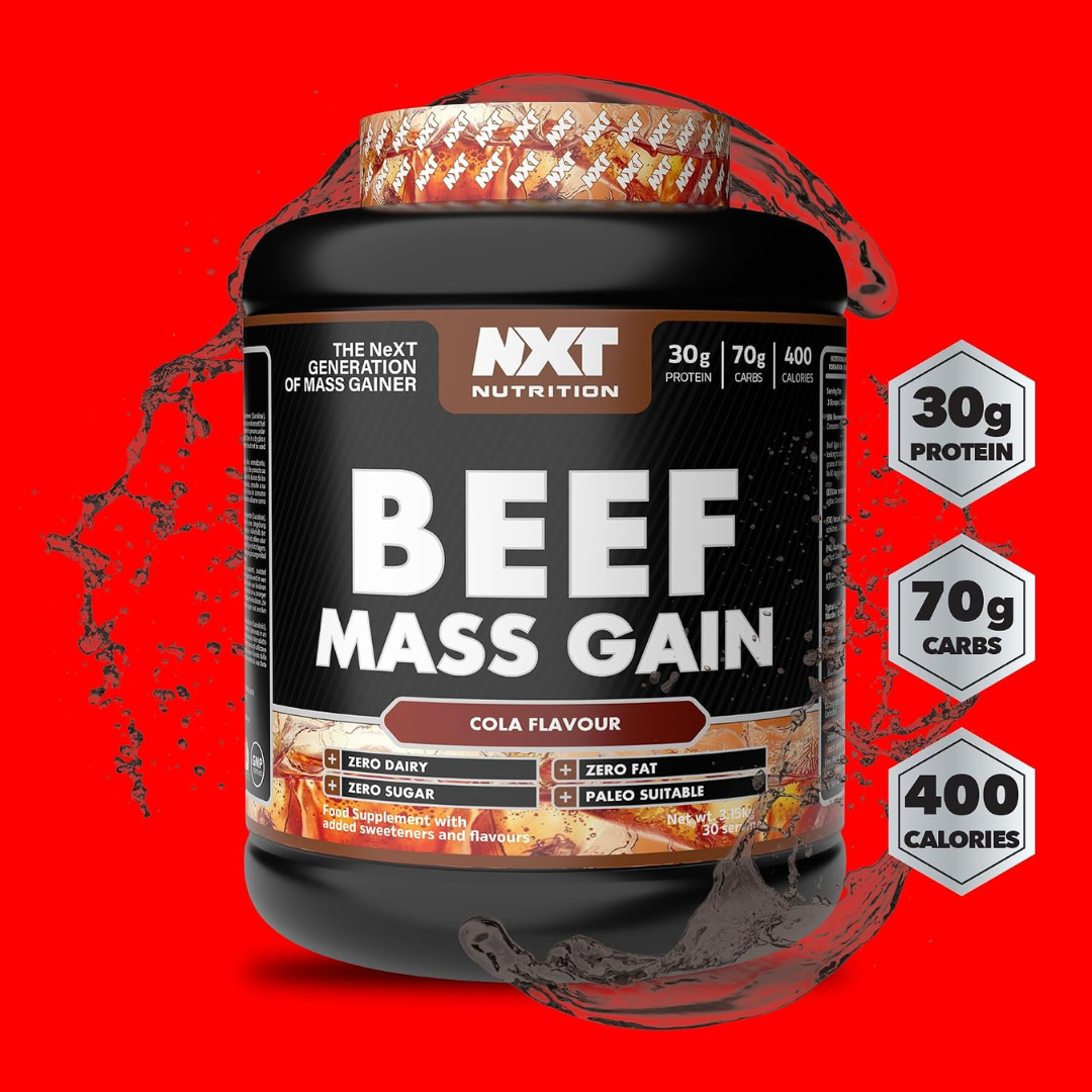 NXT Nutrition Beef Mass Gain 3.15kg Cola
