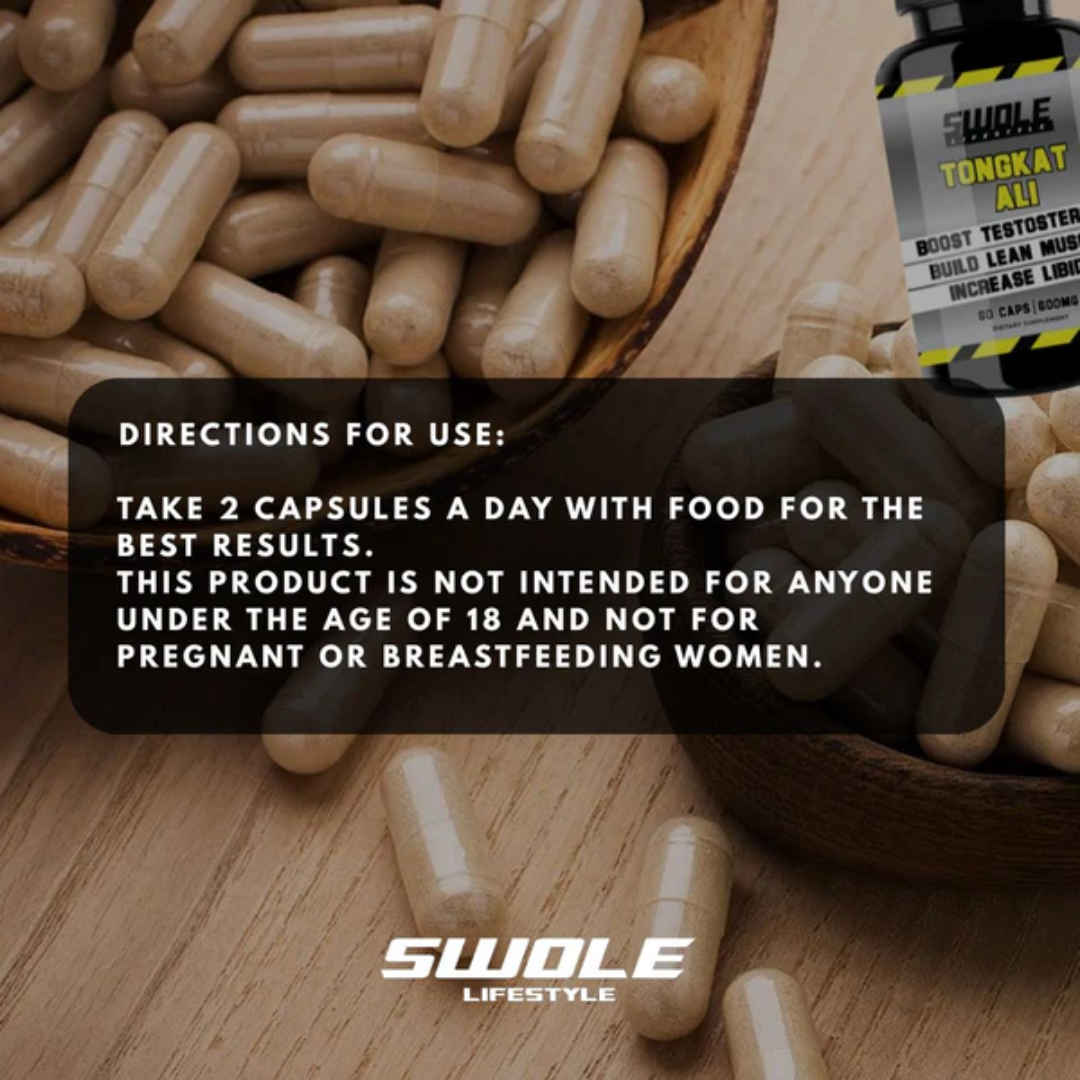 SWOLE Lifestyle Tongkat Ali 60 Caps
