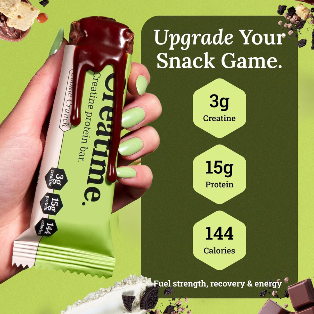 Creatime Creatine Protein Bar 12x50g Cookie Crunch