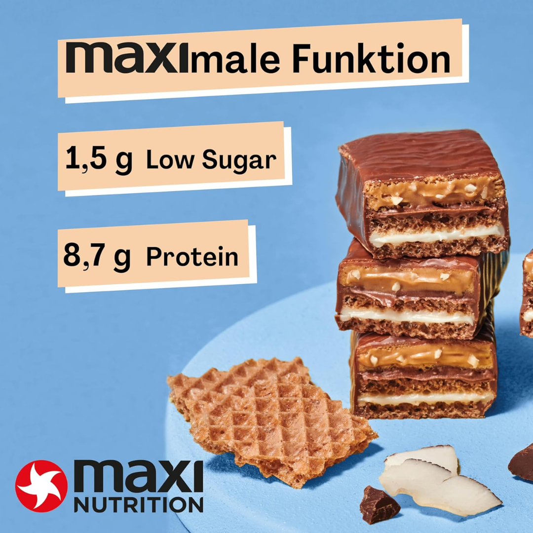 MaxiNutrition Protein Waffle Bar 12x40g Milk & Coconut