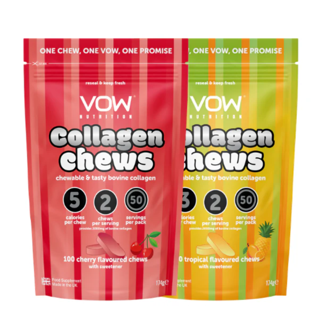 VOW Nutrition Collagen Chews 100 Tabs Cherry