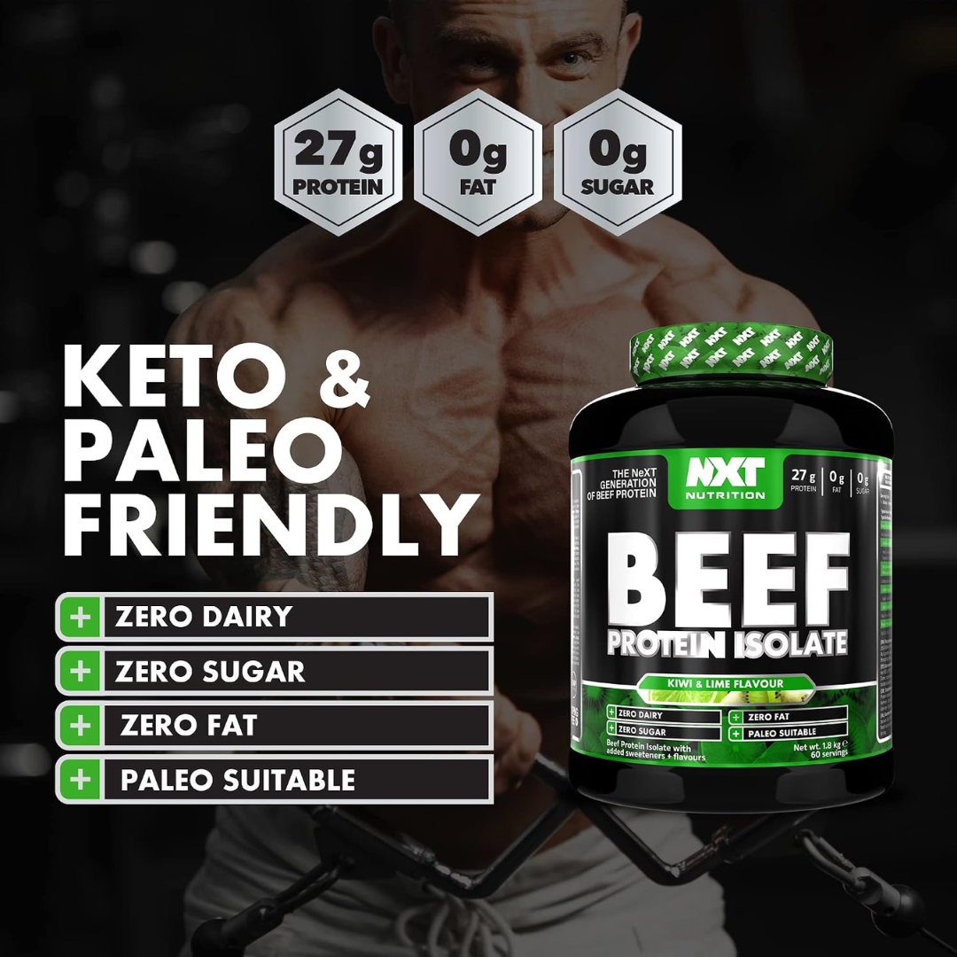 NXT Nutrition Beef Protein Isolate 1.8kg Kiwi Lime