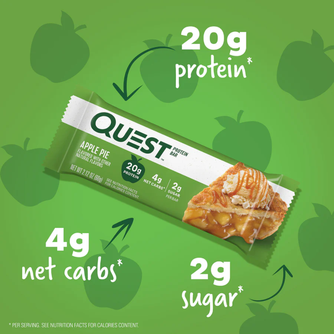Quest Nutrition Protein Bar 12x60g Apple Pie