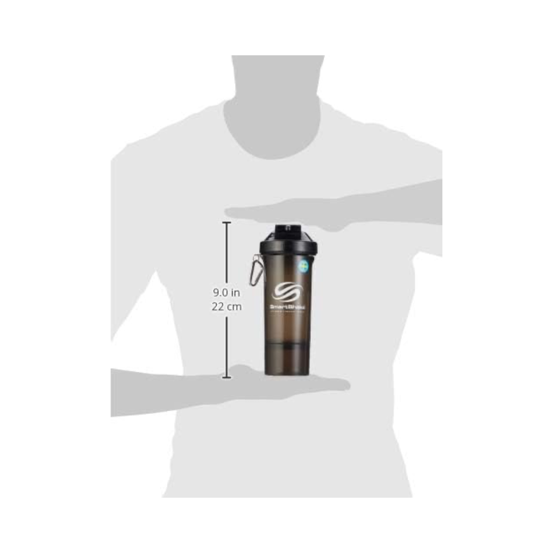 Smartshake Slim Shaker 500ml Gunsmoke
