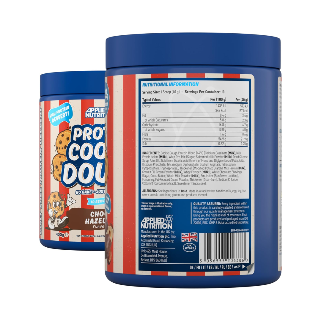 Applied Nutrition Protein Cookie Dough 400g Choco Hazelnut