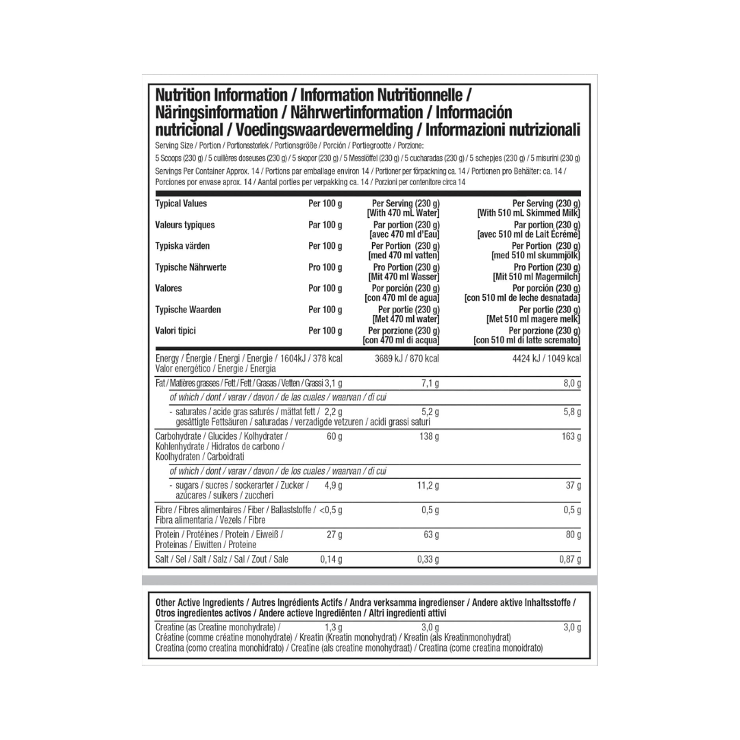Muscletech Mass Tech Elite 3.18kg Strawberry
