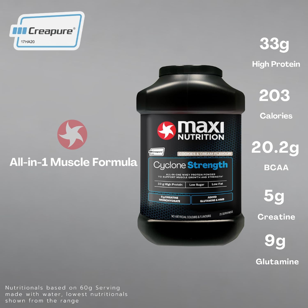 MaxiNutrition Cyclone Powder 1260g - Cookies & Cream