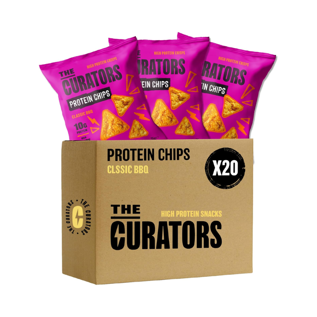 The Curators Protein Chips 20x35g BBQ