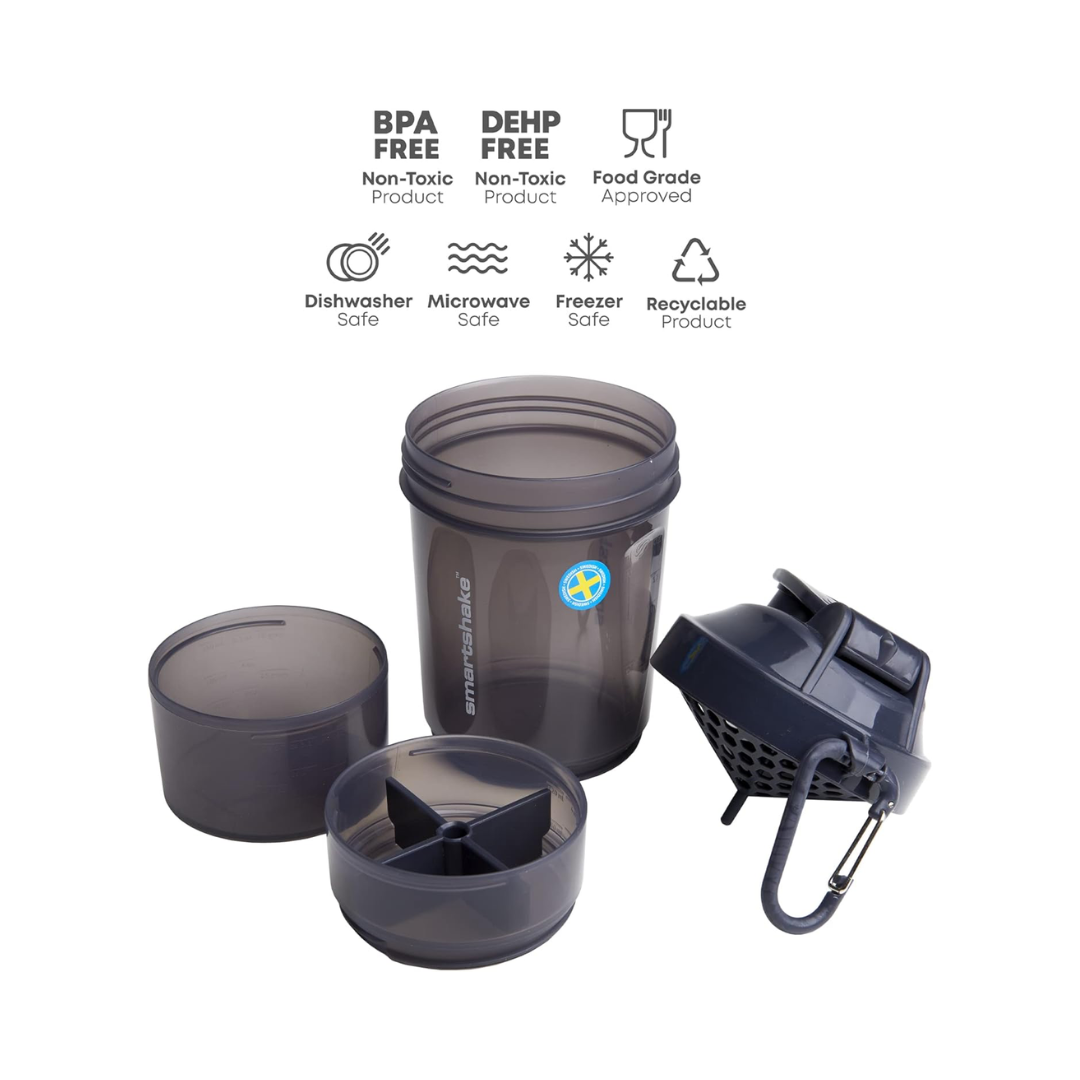 SmartShake O2Go Shaker 600ml Mint Green