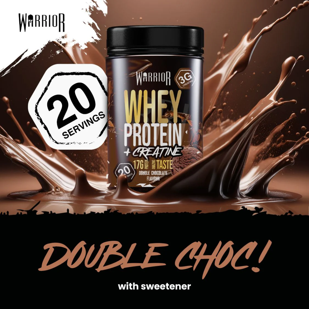Warrior Creatine Plus Whey 500g Double Chocolate